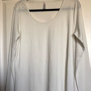LuLaRoe polka dot Lynnae (white/black pin dots)